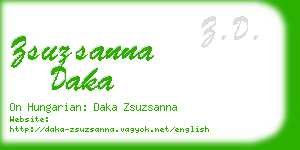 zsuzsanna daka business card